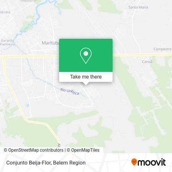 Conjunto Beija-Flor map