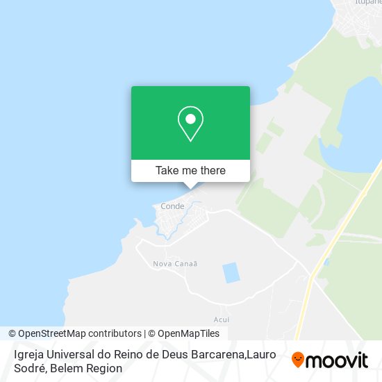 Igreja Universal do Reino de Deus Barcarena,Lauro Sodré map