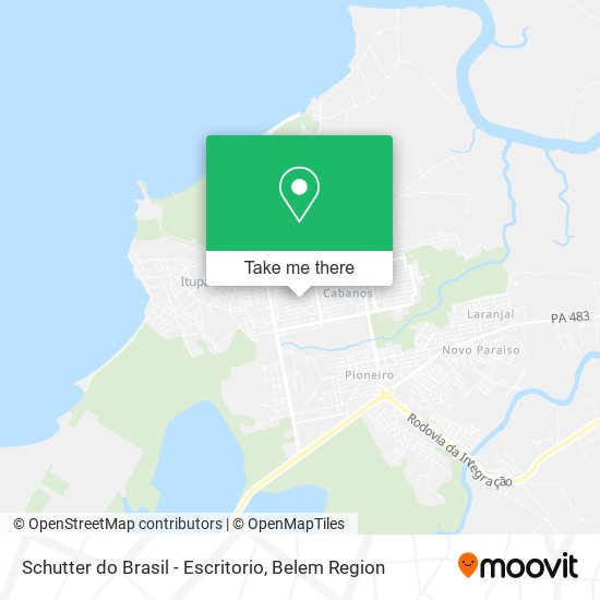 Schutter do Brasil - Escritorio map