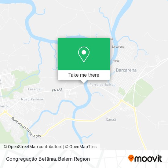 Congregação Betânia map