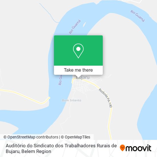 Auditório do Sindicato dos Trabalhadores Rurais de Bujaru map