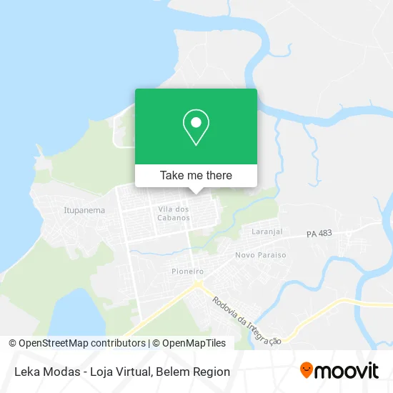 Leka Modas - Loja Virtual map