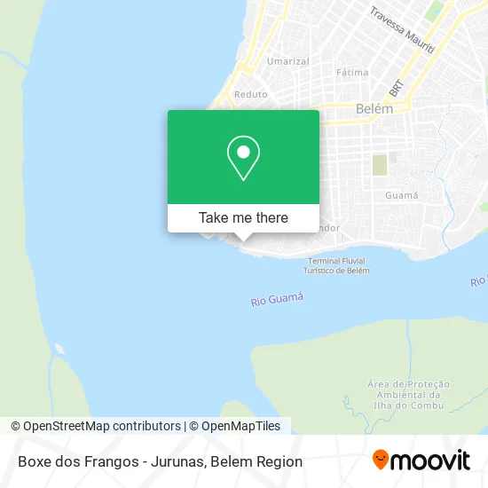 Boxe dos Frangos - Jurunas map