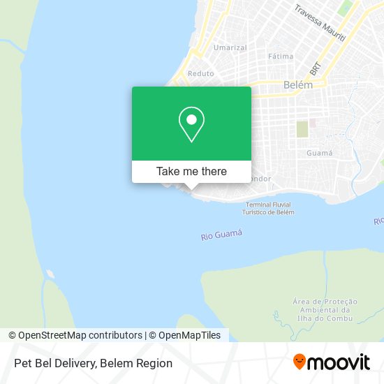 Pet Bel Delivery map