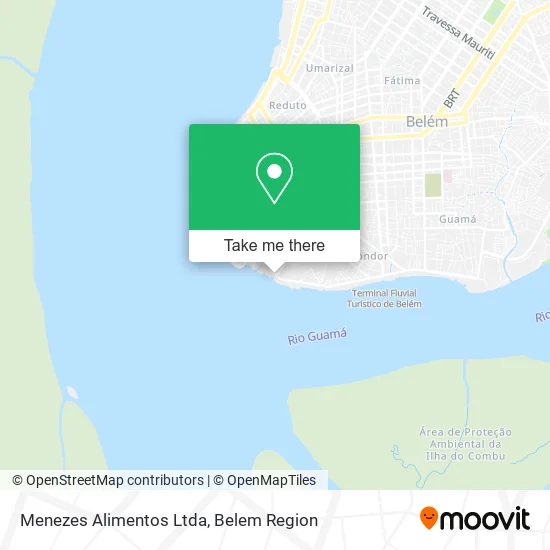Menezes Alimentos Ltda map