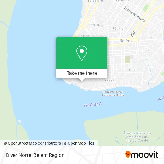 Diver Norte map