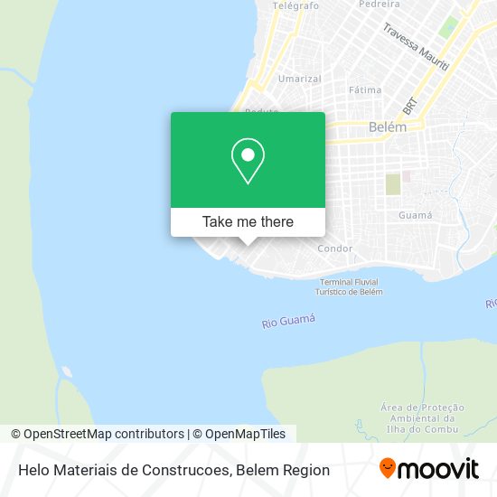 Helo Materiais de Construcoes map