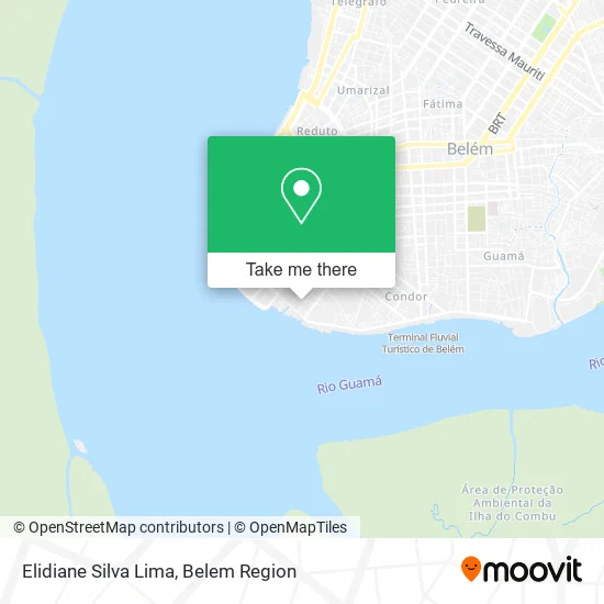 Elidiane Silva Lima map