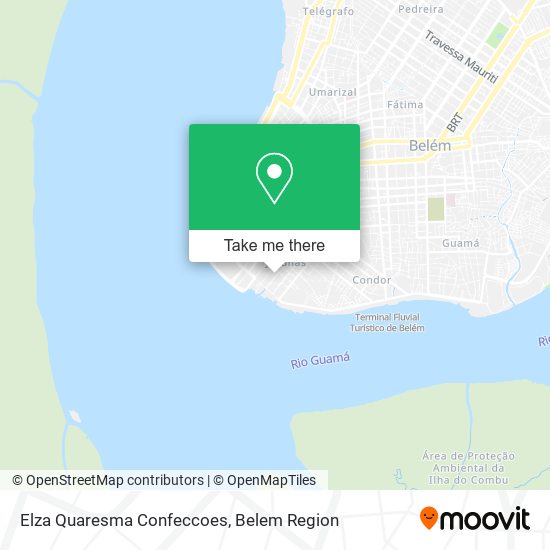 Elza Quaresma Confeccoes map