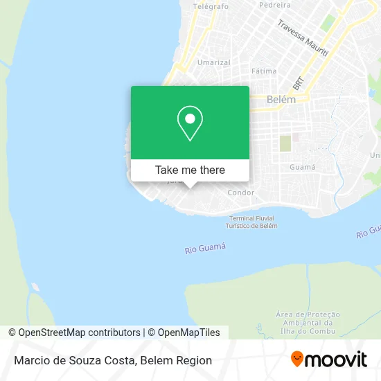 Marcio de Souza Costa map