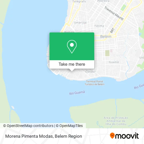 Morena Pimenta Modas map