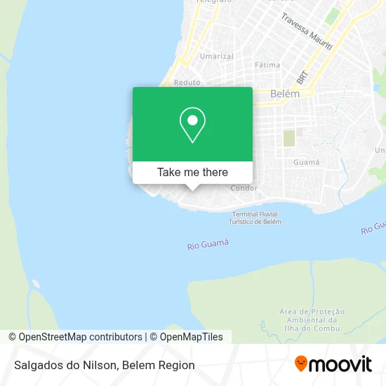 Salgados do Nilson map