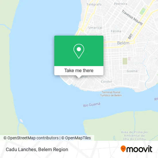 Cadu Lanches map