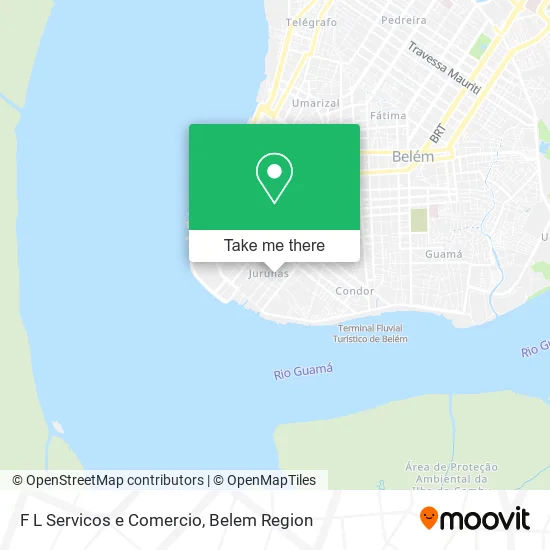 F L Servicos e Comercio map