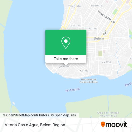 Vitoria Gas e Agua map