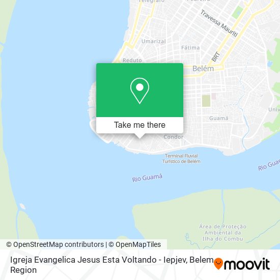 Igreja Evangelica Jesus Esta Voltando - Iepjev map