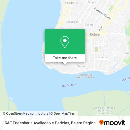 R&F Engenharia Avaliacao e Pericias map