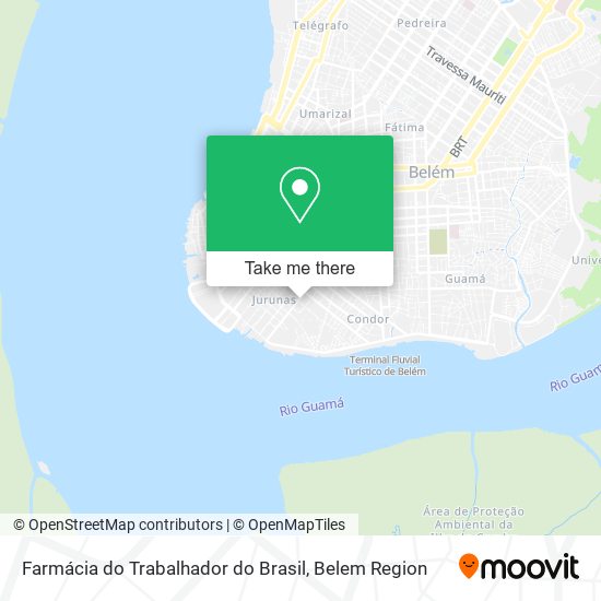 Farmácia do Trabalhador do Brasil map