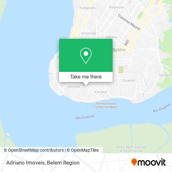 Adriano Imoveis map