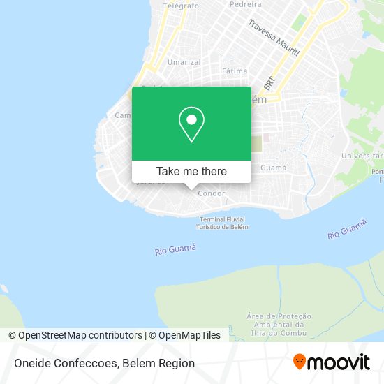 Oneide Confeccoes map