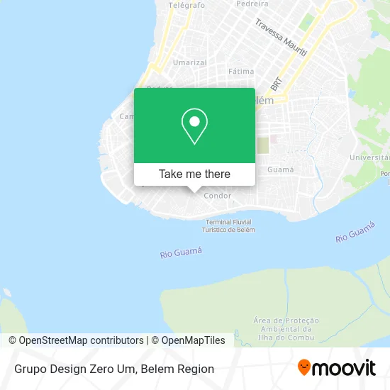 Grupo Design Zero Um map