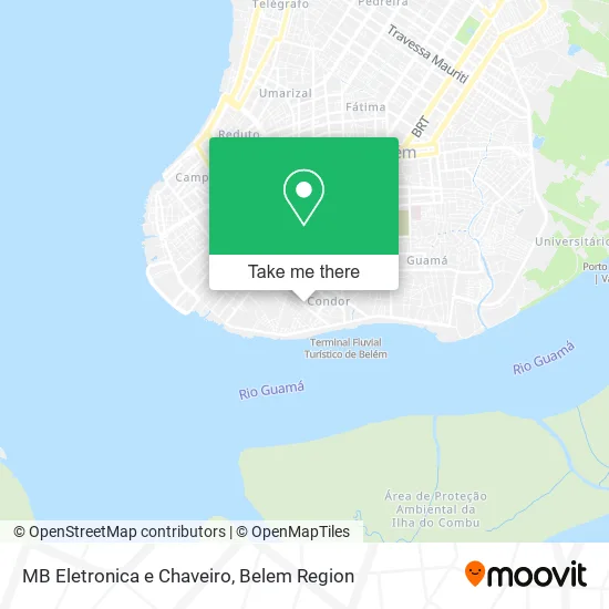 MB Eletronica e Chaveiro map