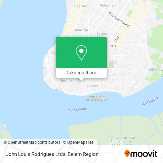 John Louis Rodrigues Ltda map