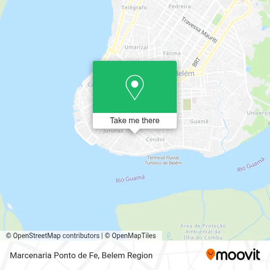 Marcenaria Ponto de Fe map