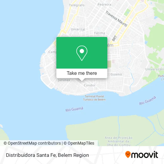 Distribuidora Santa Fe map