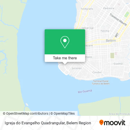 Igreja do Evangelho Quadrangular map