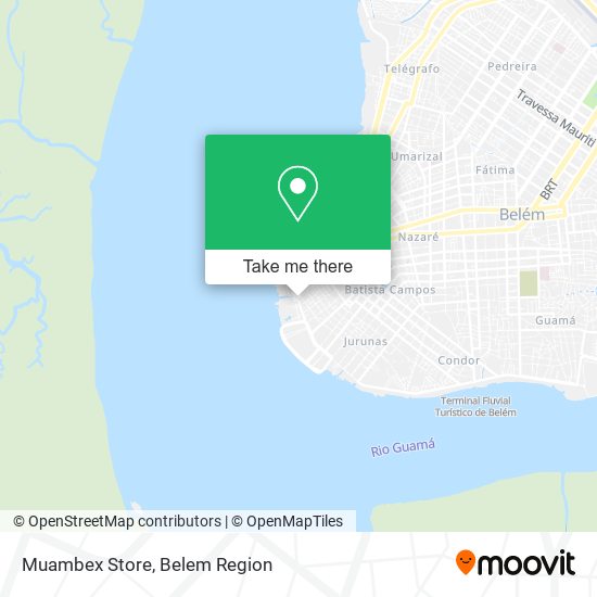 Mapa Muambex Store