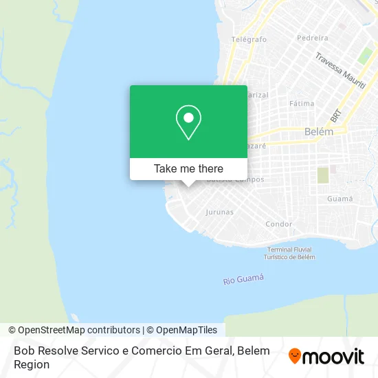 Bob Resolve Servico e Comercio Em Geral map