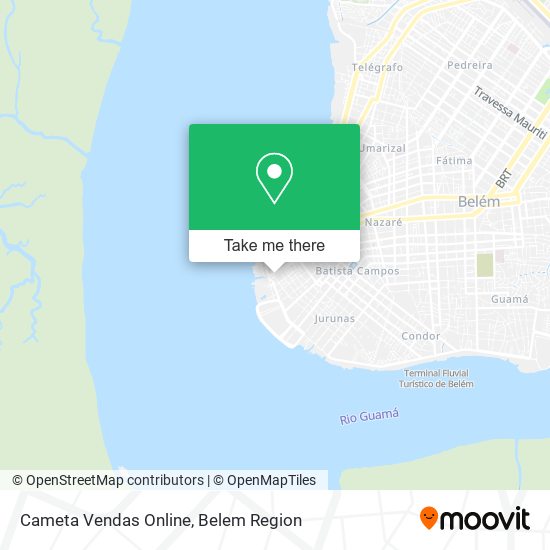 Cameta Vendas Online map
