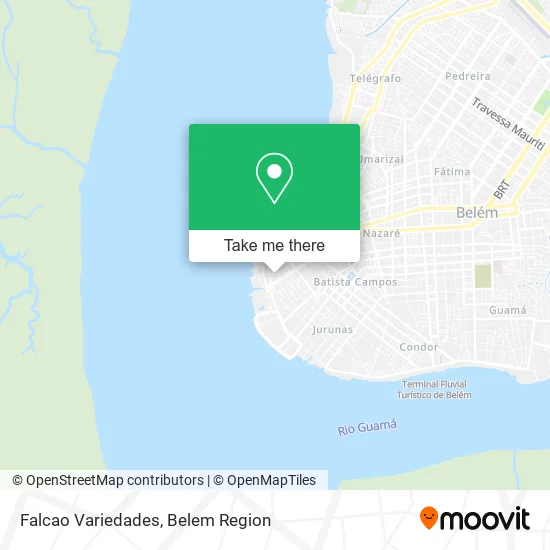Falcao Variedades map