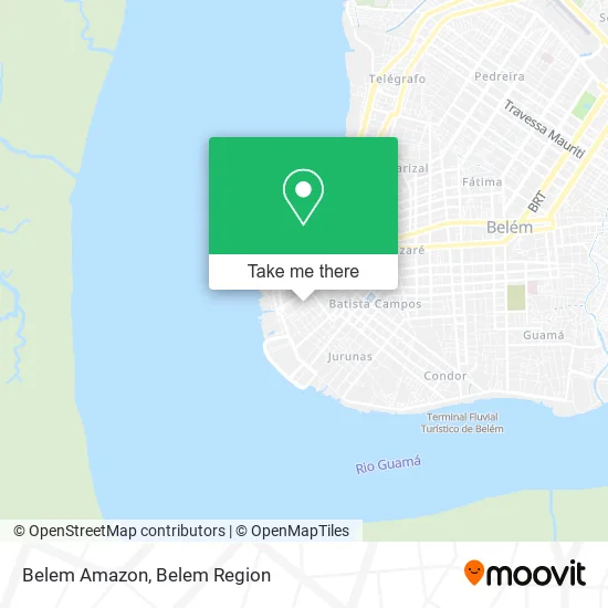 Belem Amazon map