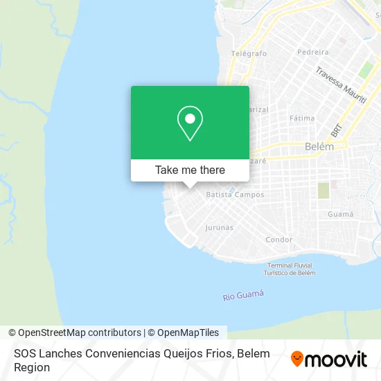 SOS Lanches Conveniencias Queijos Frios map