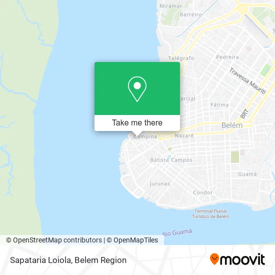 Sapataria Loiola map