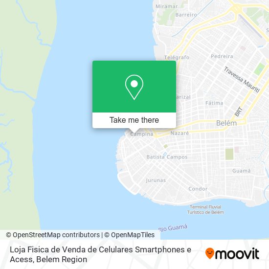 Loja Fisica de Venda de Celulares Smartphones e Acess map