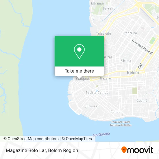 Magazine Belo Lar map