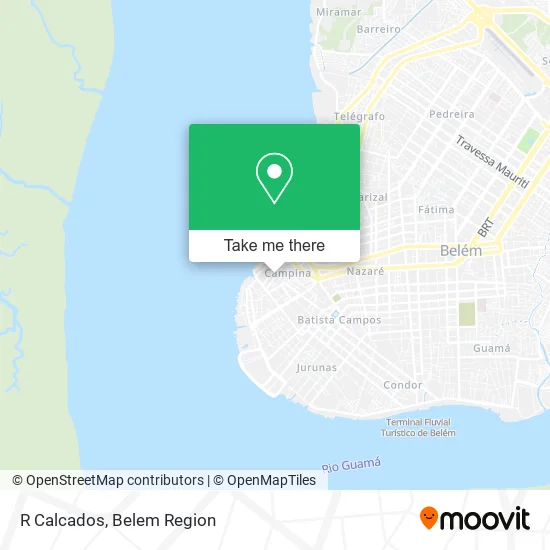 R Calcados map