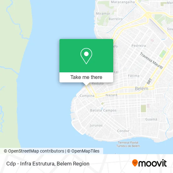 Cdp - Infra Estrutura map