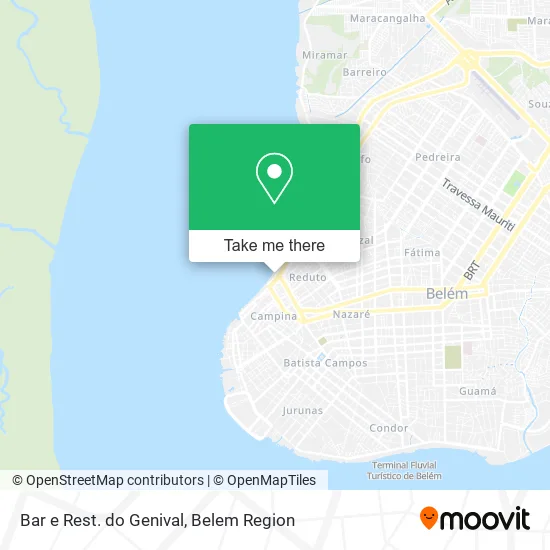 Bar e Rest. do Genival map