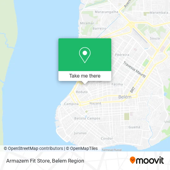 Armazem Fit Store map