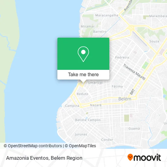 Amazonia Eventos map