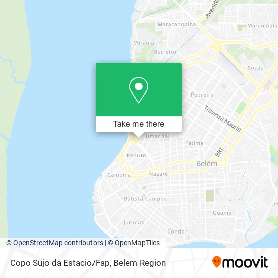 Copo Sujo da Estacio/Fap map