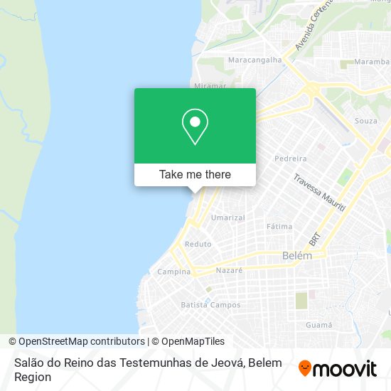 Salão do Reino das Testemunhas de Jeová map