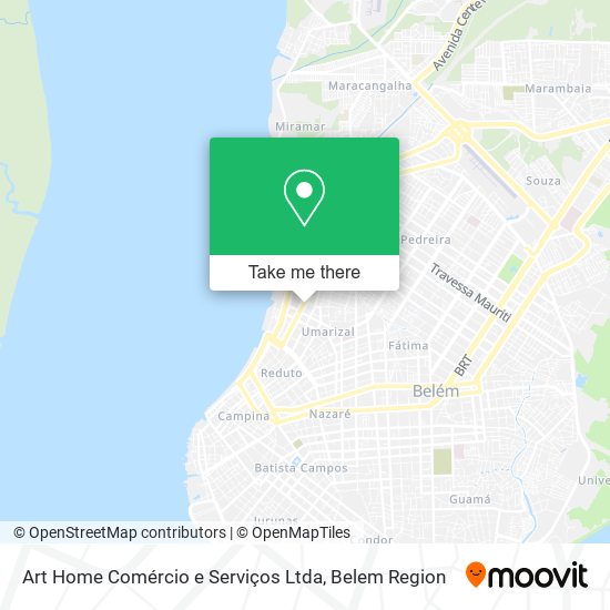 Art Home Comércio e Serviços Ltda map