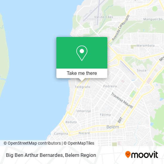 Big Ben Arthur Bernardes map