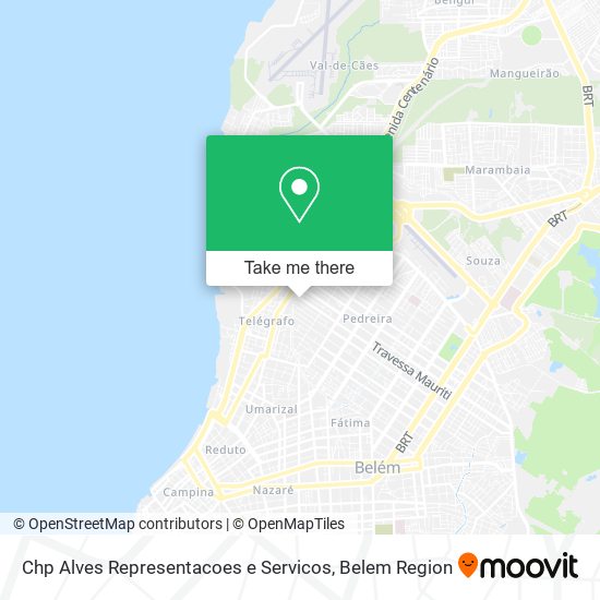 Chp Alves Representacoes e Servicos map