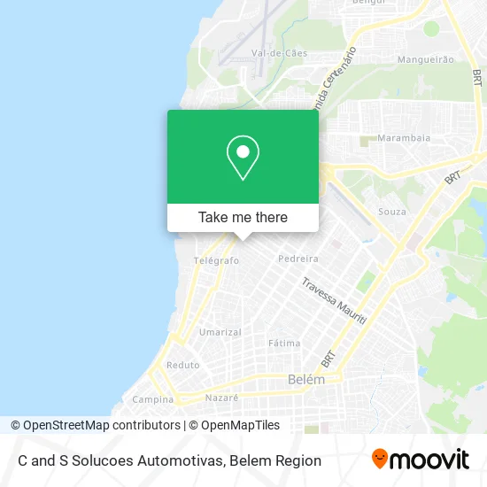 C and S Solucoes Automotivas map